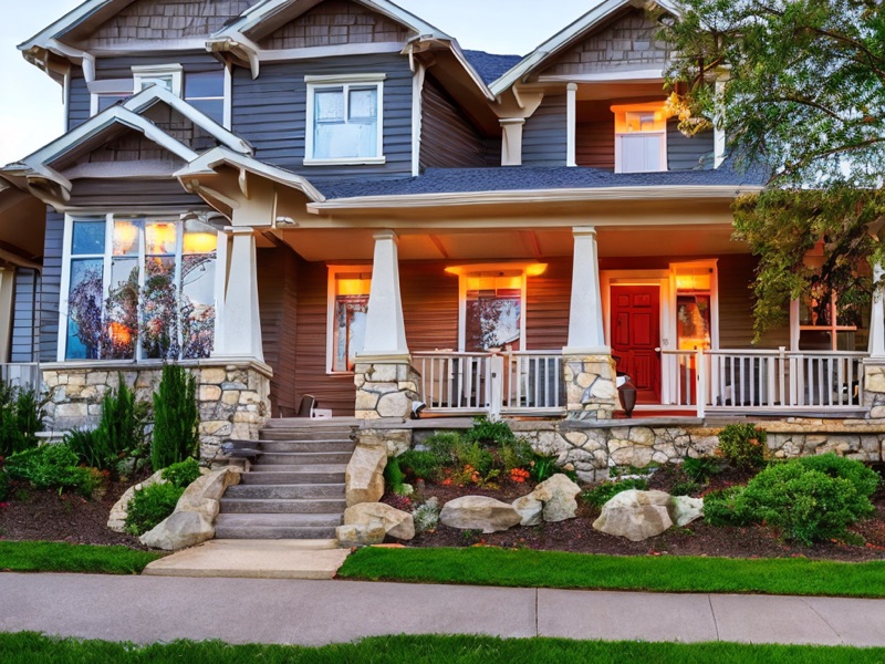 Beautiful craftsman home exterior